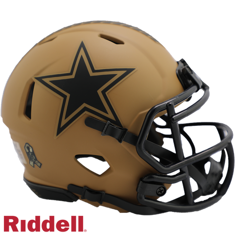 Dallas Cowboys 2023 Salute To Service Alternate Riddell Speed Mini Helmet New in Box