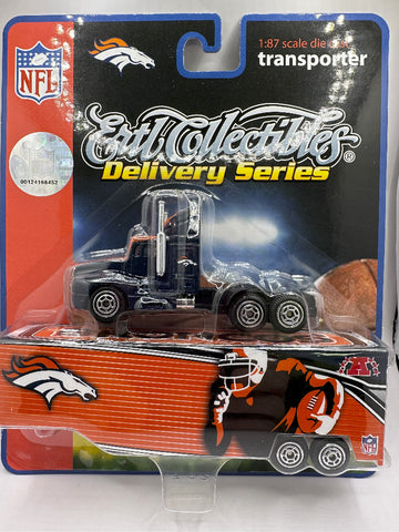 Denver Broncos Fleer NFL Delivery Series Transporter Toy Vehicle 1:87 Scale