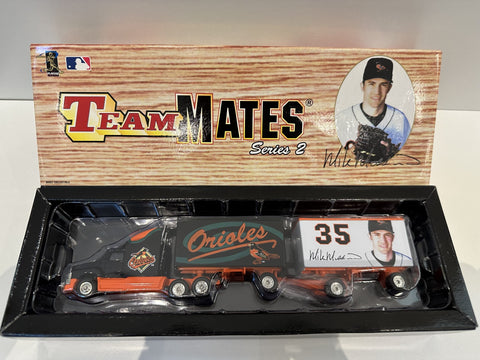 Mike Mussina Baltimore Orioles 1999 MLB Team Mates Double Tractor Trailer 1:80
