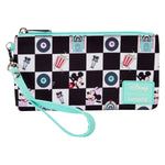 Loungefly Disney Mickey and Minnie Date Night Diner AOP Nylon Wristlet