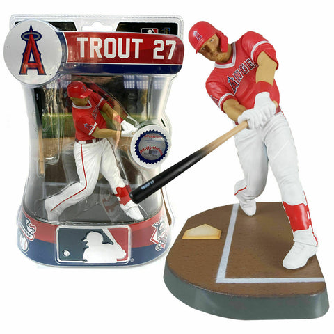 Mike Trout Los Angeles Angels Red Imports Dragon Baseball Action Figure 6"