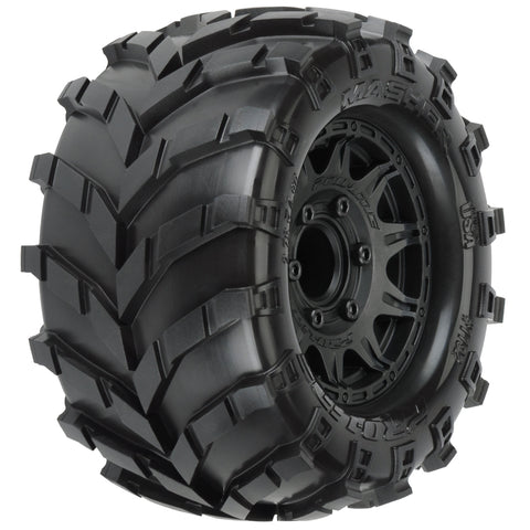 Pro-Line PRO119210 1/10 Masher Front/Rear 2.8" MT Tires Mounted 12mm Blk Raid (2)