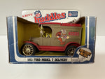 San Francisco 49er Ertl Collectibles NFL 1913 Ford Model T Delivery Truck Coin Bank w/Key 1:24