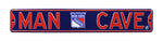 New York Rangers Steel Street Sign with Logo-MAN CAVE