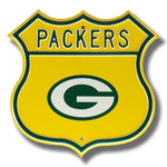 Green Bay Packers Steel Route Sign