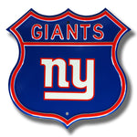 New York Giants Steel Route Sign