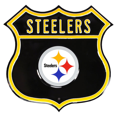 Pittsburgh Steelers Steel Route Sign