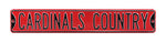 Arizona Cardinals Steel Street Sign-CARDINALS COUNTRY