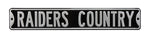 Las Vegas Raiders Steel Street Sign-RAIDERS COUNTRY