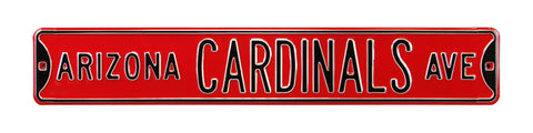 Arizona Cardinals Steel Street Sign-ARIZONA CARDINALS AVE