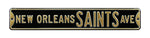 New  Orleans Saints Steel Street Sign-NEW ORLEANS SAINTS AVE