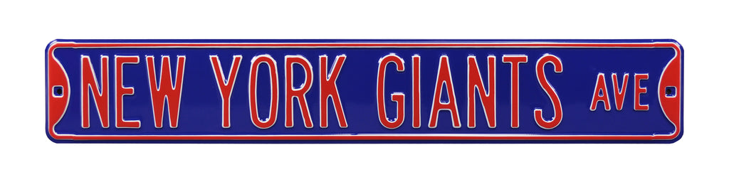 New York Giants Street Sign