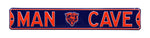 Chicago Bears Steel Street Sign with Bearhead Logo-MAN CAVE
