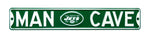 New York Jets Steel Street Sign with Logo-MAN CAVE