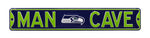 Seattle Seahawks Steel Street Sign with Logo-MAN CAVE