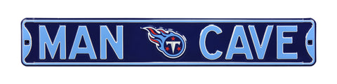 Tennessee Titans Steel Street Sign with Logo-MAN CAVE