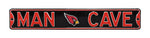 Arizona Cardinals Steel Street Sign with Logo-MAN CAVE