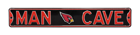 Arizona Cardinals Steel Street Sign with Logo-MAN CAVE