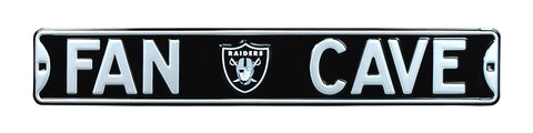 Las Vegas Raiders Steel Street Sign with Logo-FAN CAVE