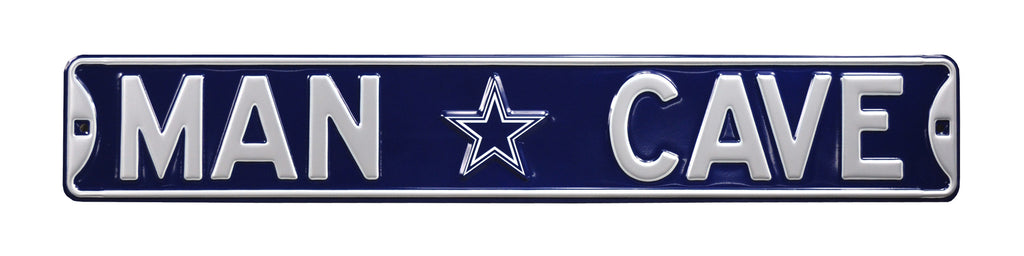 Dallas Cowboys Man Cave Steel Street Sign