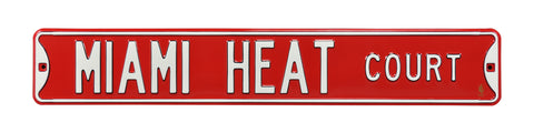Miami Heat Steel Street Sign-MIAMI HEAT CT