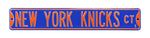 New York Knicks Steel Street Sign-NEW YORK KNICKS CT