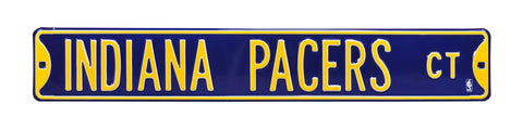 Indiana Pacers Steel Street Sign-INDIANA PACERS CT