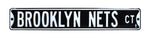 Brooklyn Nets Steel Street Sign-BROOKLYN NETS CT
