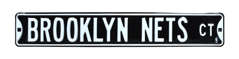 Brooklyn Nets Steel Street Sign-BROOKLYN NETS CT