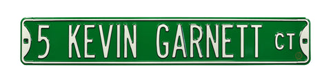 Boston Celtics Steel Street Sign-5 KEVIN GARNETT CT