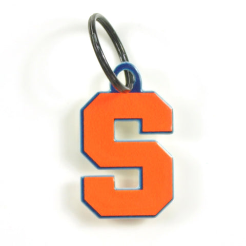 Syracuse Orange Laser Cut Logo Steel Key Ring-S 'Cuse