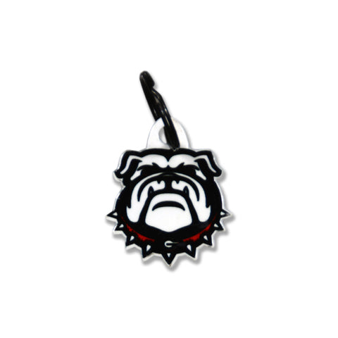Georgia Bulldogs Laser Cut Logo Steel Key Ring-Bulldog Head