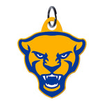 Pittsburgh Panthers Laser Cut Steel Key Ring-Panther Head
