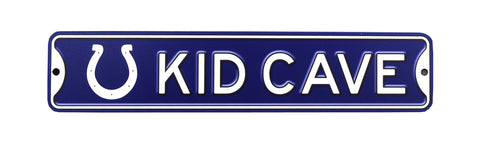 Indianapolis Colts Steel Kid Cave Sign