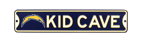 Los Angeles Chargers Steel Kid Cave Sign