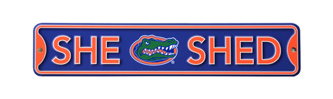 Florida Gators  Steel She Shed Sign
