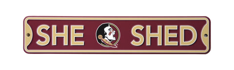 Florida State Seminoles  Steel She Shed Sign