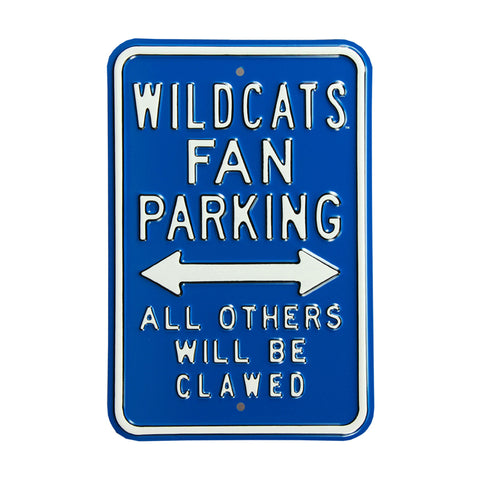 Kentucky Wildcats Steel Parking Sign-All Others Clawed