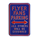 Dayton Flyers Steel Parking Sign-Flyer Fans
