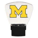 Michigan Wolverines  LED Nightlight  - Transparent M logo with Michigan