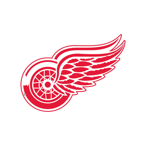 Detroit Red Wings Laser Cut Steel Logo Spirit Size-Primary Logo