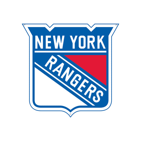 New York Rangers Laser Cut Steel Logo Spirit Size-Primary Logo