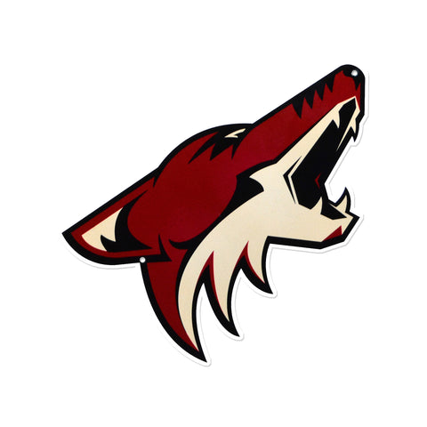 Arizona Coyotes Laser Cut Steel Logo Spirit Size-Primary Logo