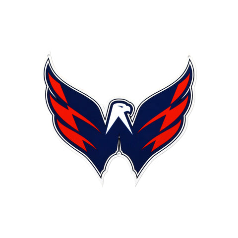 Washington Capitals Laser Cut Steel Logo Spirit Size-Wings Logo