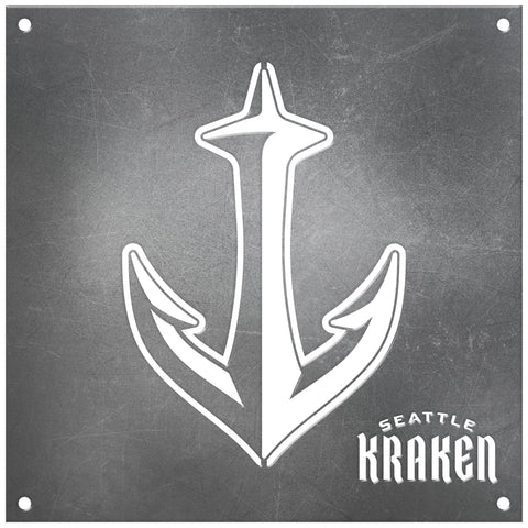 Seattle Kraken Laser Cut Raw Steel Sign Spirit Size-S Logo
