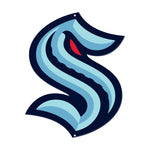 Seattle Kraken Laser Cut Steel Logo Spirit Size-Primary Logo