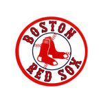 Boston Red Sox Laser Cut Logo Steel Magnet-Circle Logo