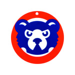 Chicago Cubs Laser Cut Logo Steel Magnet-1994 Bear