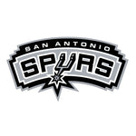 San Antonio Spurs Laser Cut Steel Logo Statement Size-Classic Logo