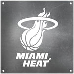 Miami Heat Laser Cut Raw Steel Sign Statement Size-Primary Logo